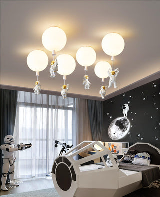 Solara Lampe Plafonnier Acrylique Ballon Astronaute-Luire