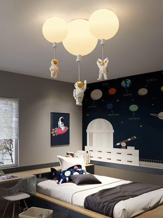 Solara Lampe Plafonnier Acrylique Ballon Astronaute-Luire