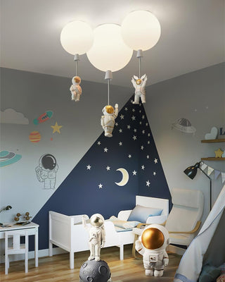 Solara Lampe Plafonnier Acrylique Ballon Astronaute-Luire
