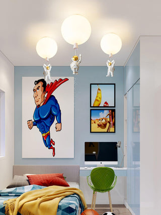 Solara Lampe Plafonnier Acrylique Ballon Astronaute-Luire