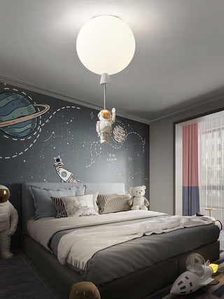 Solara Lampe Plafonnier Acrylique Ballon Astronaute-Luire