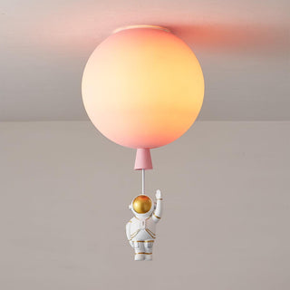 Solara Lampe Plafonnier Acrylique Ballon Astronaute-Luire