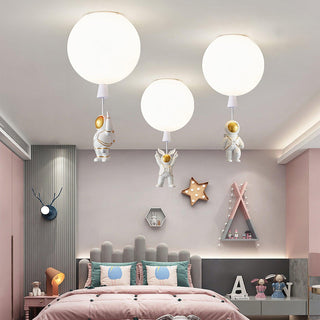 Solara Lampe Plafonnier Acrylique Ballon Astronaute-Luire