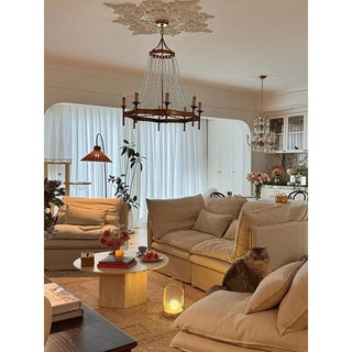 Zavela Lustre Cristal Perle Luxe Postmoderne
