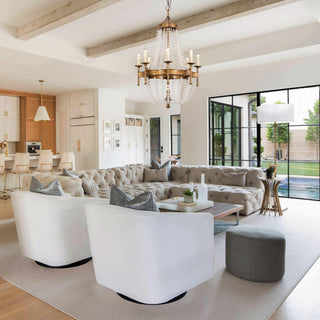 Zavela Lustre Cristal Perle Luxe Postmoderne