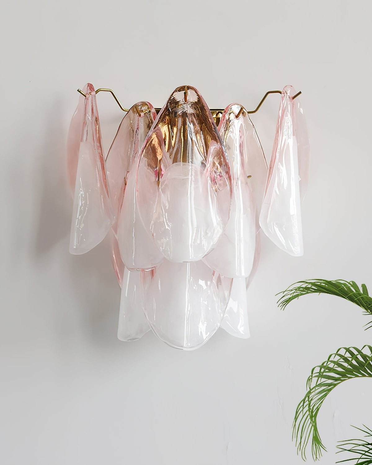 Opheli Petal Glass Wall Lamp-Neutral Decor