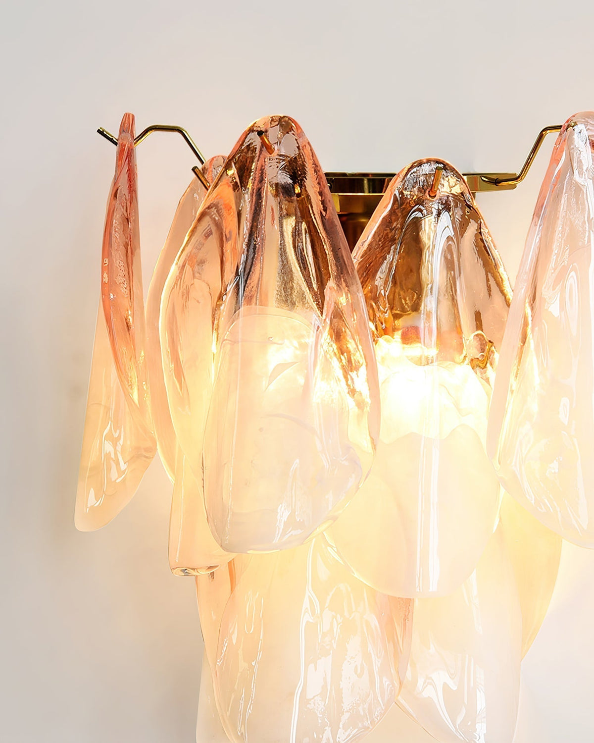 Opheli Petal Glass Wall Lamp-Neutral Decor