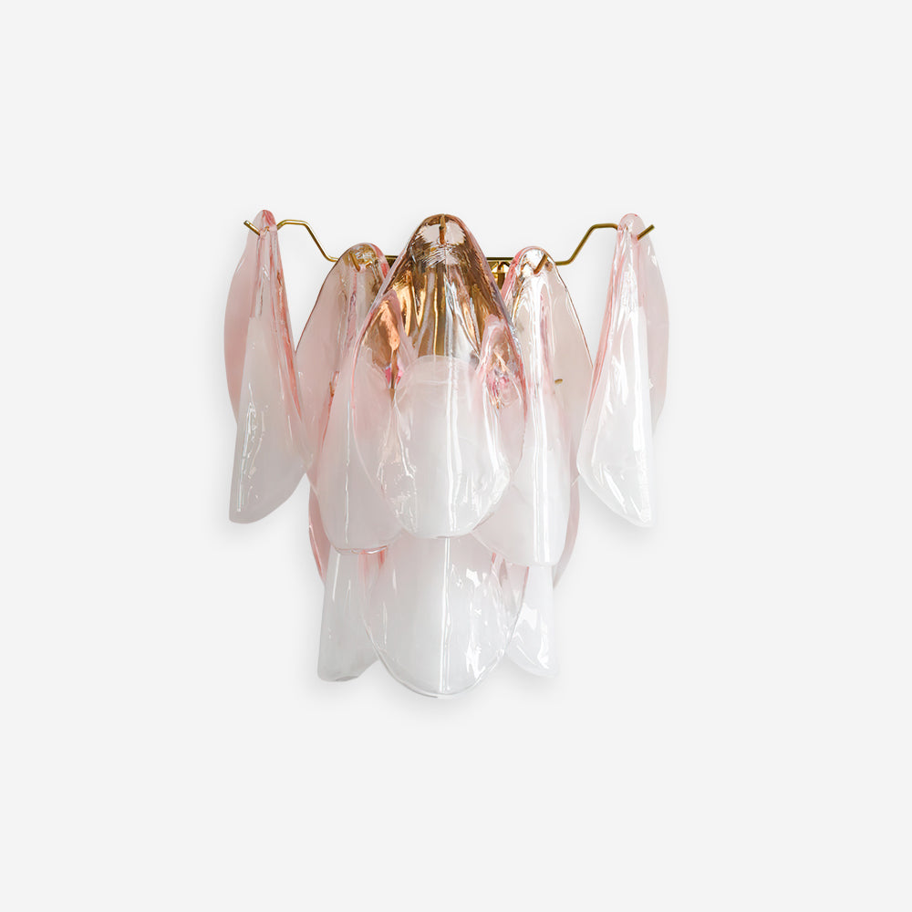 Opheli Petal Glass Wall Lamp-Neutral Decor