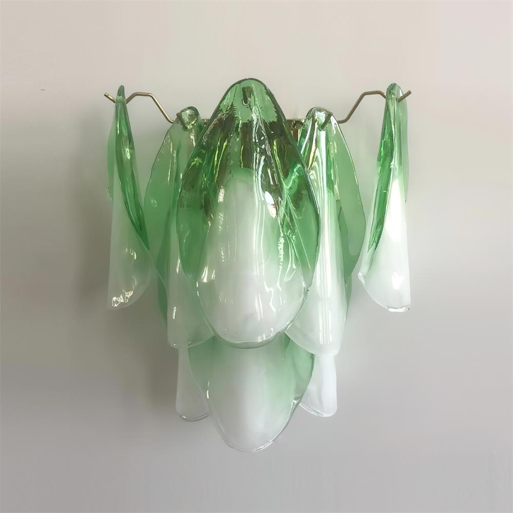 Opheli Petal Glass Wall Lamp-Neutral Decor