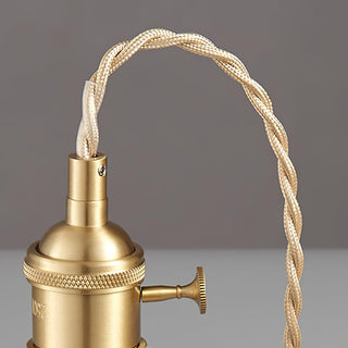 Nerithce Suspension Luxueuse en Laiton et Verre