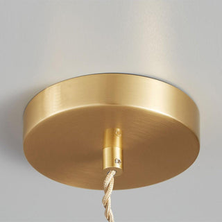 Nerithce Suspension Luxueuse en Laiton et Verre
