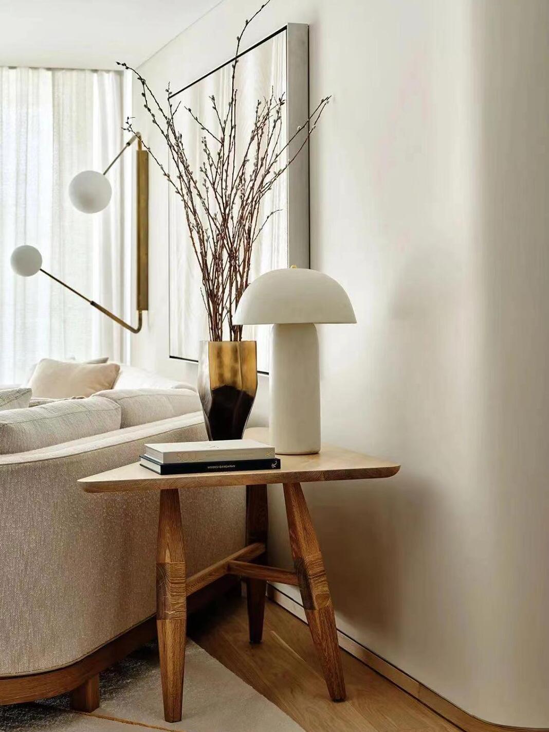 Brolen Lampe de Table Céramique Minimaliste