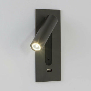Aare Moderne Minimaliste Chevet Noir Luminaire Mural-Luire