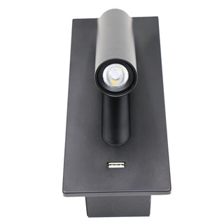 Aare Moderne Minimaliste Chevet Noir Luminaire Mural-Luire