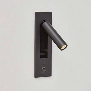 Aare Moderne Minimaliste Chevet Noir Luminaire Mural-Luire