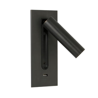 Aare Moderne Minimaliste Chevet Noir Luminaire Mural-Luire