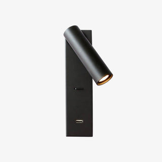 Aare Moderne Minimaliste Chevet Noir Luminaire Mural-Luire