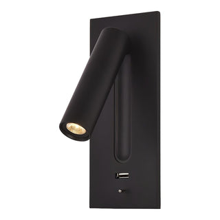 Aare Moderne Minimaliste Chevet Noir Luminaire Mural-Luire