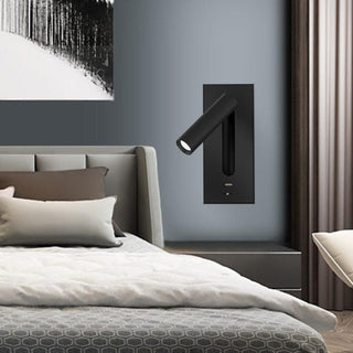 Aare Moderne Minimaliste Chevet Noir Luminaire Mural-Luire