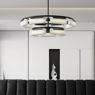Varaeia Lustre Laiton Albâtre Minimaliste Moderne