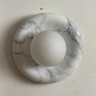Zoraean Applique Murale Marbre Blanc Élégance Premium