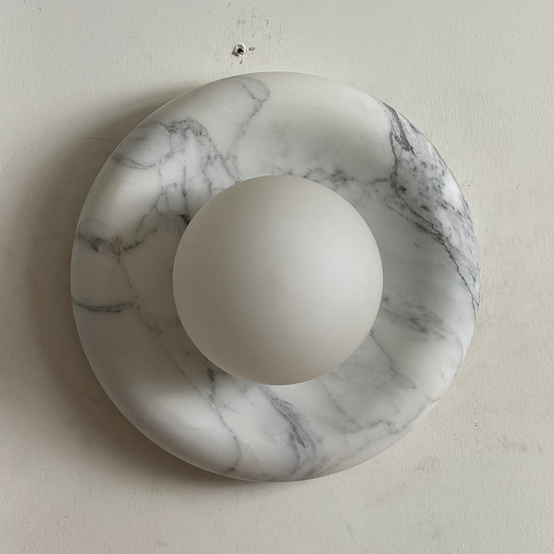 Zoraean Applique Murale Marbre Blanc Élégance Premium