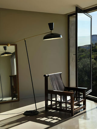Celeste Minimalism Lampadaire Laiton