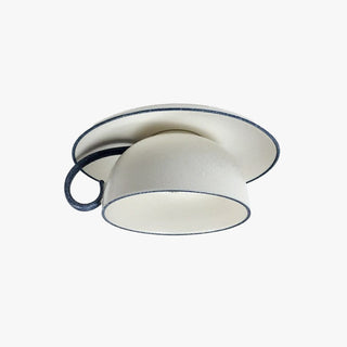 Arisha Moderne Glacage Tasse Céramique Plafonnier Chambre à Coucher