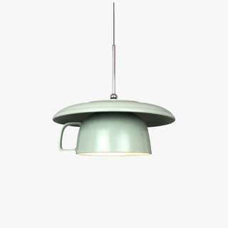 Valentina Rustique Tasse Céramique LED Suspension Salon