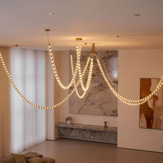 Gabriel Gold Chandelier-Neutral Decor