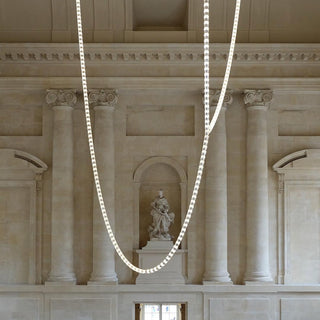 Lustra Lustre Chrome Cristal Entrelacé Lignes