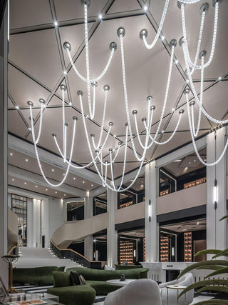 Nysilisra Luxe Crystal Suspension Lumière