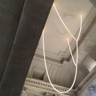 Lustra Lustre Chrome Cristal Entrelacé Lignes
