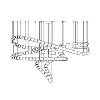 Cavenira Art Déco Crystal Lustre