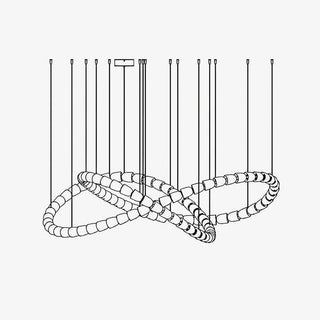 Nysilisra Luxe Crystal Suspension Lumière