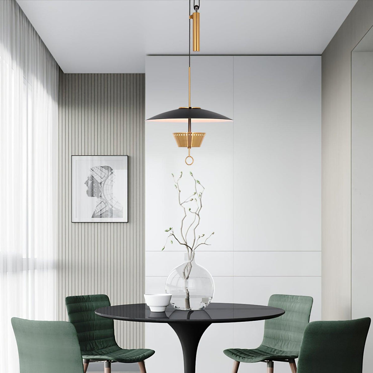 Florara Lustre Rétro Laiton