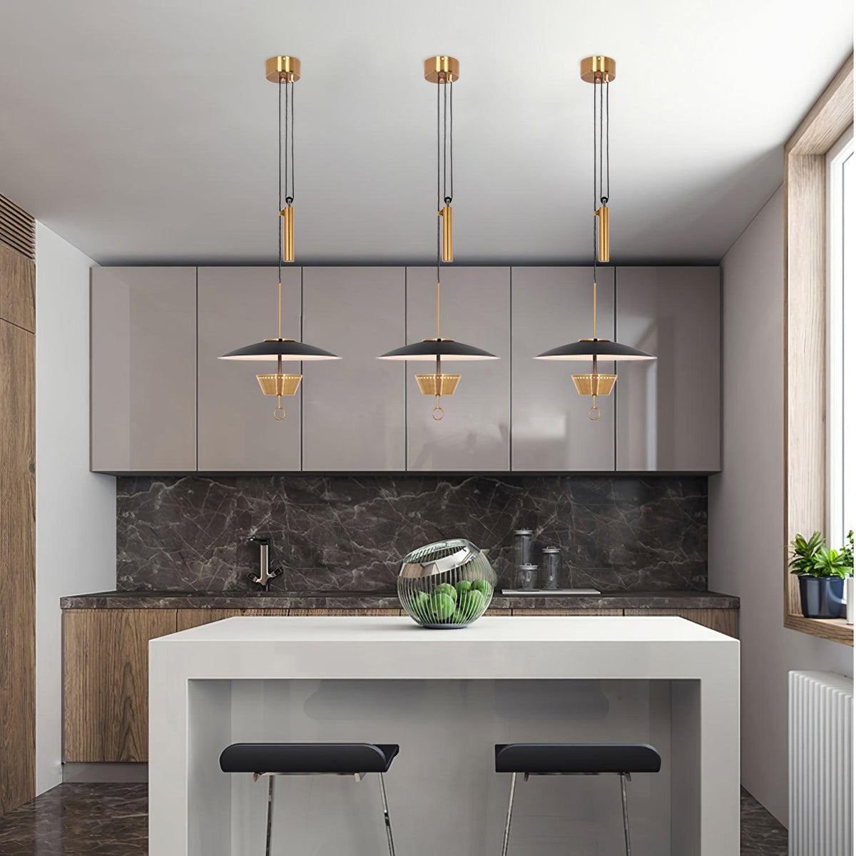Florara Lustre Rétro Laiton