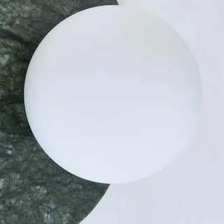 Enox Applique Murale Minimaliste à Globe en Marbre