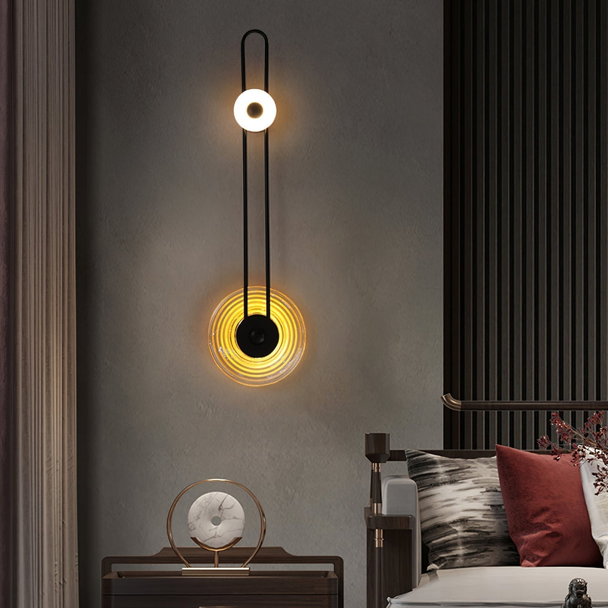 Gaia Wall Lamp Sculptural Geometry Alabaster-Neutral Decor