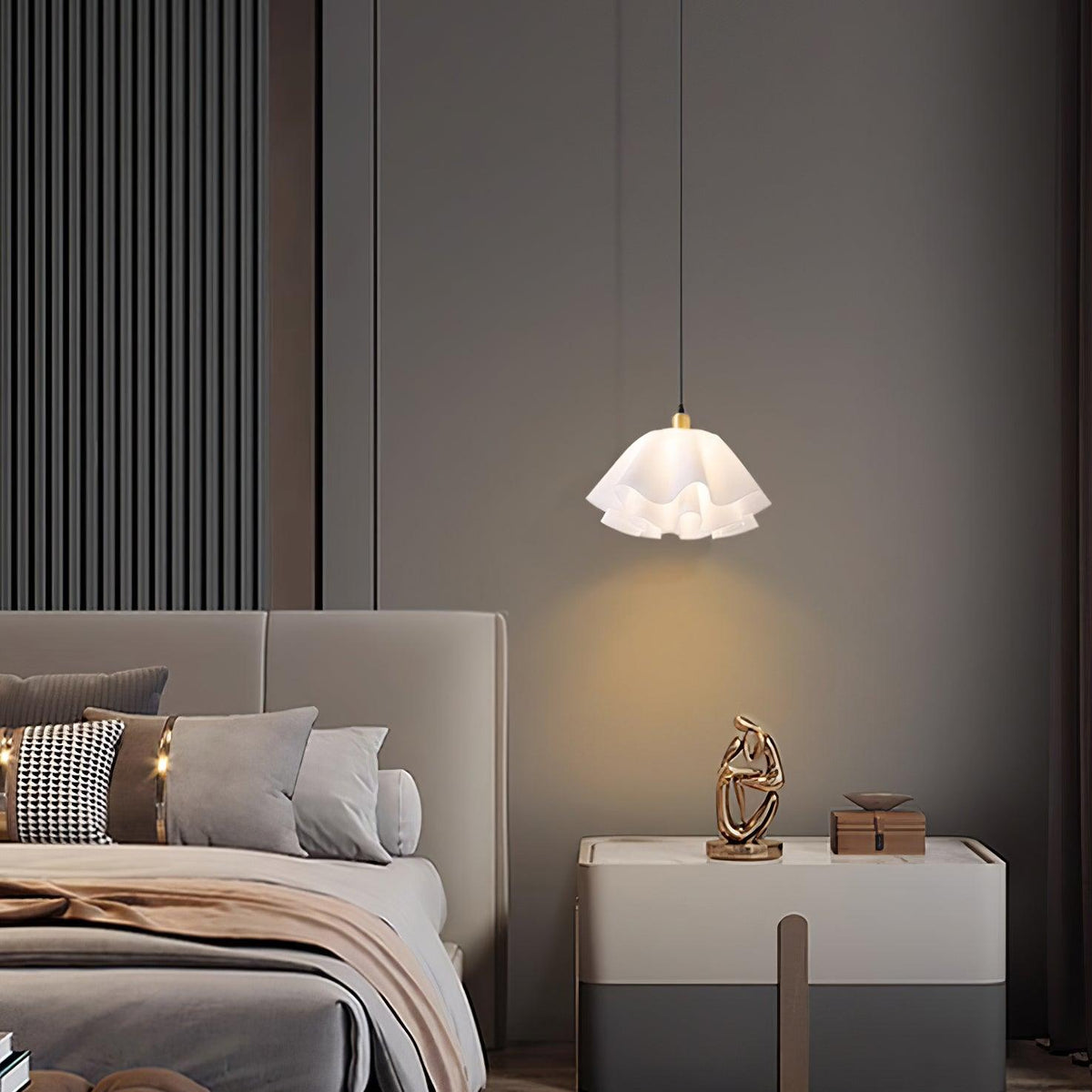 Vero Modern Petal Pendant Light-Neutral Decor