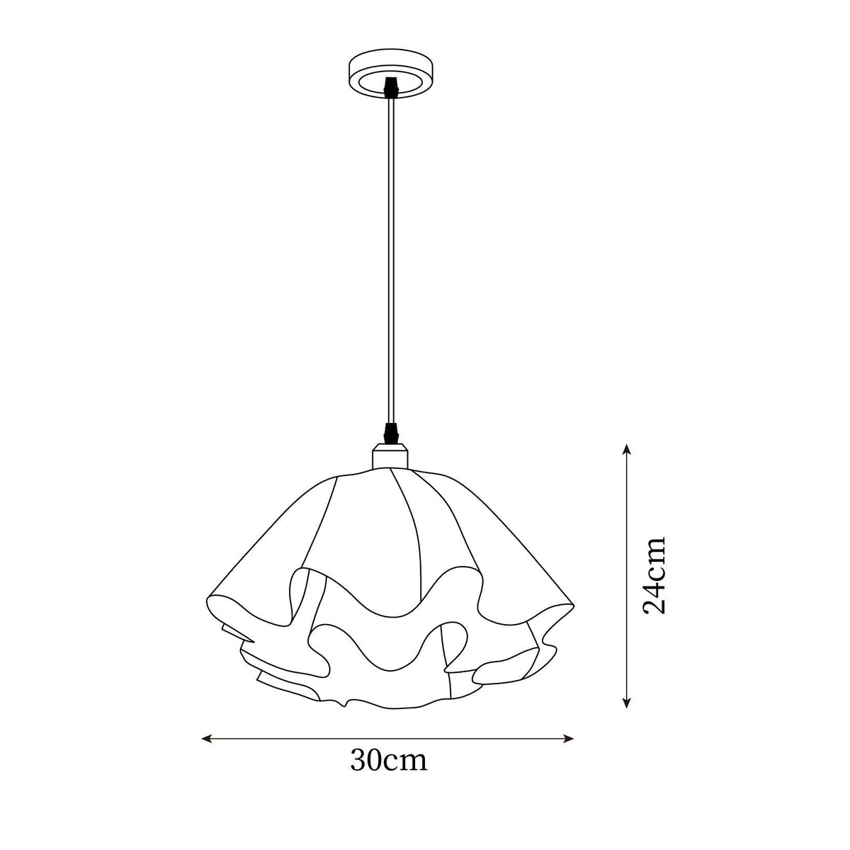 Vero Modern Petal Pendant Light-Neutral Decor