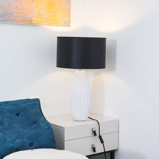 Terioina Moderne en Céramique pour Lampe de Table