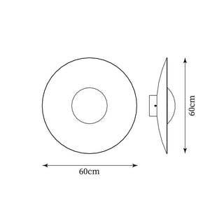 Rayvyn Metal Applique Murale Métal Moderne Minimaliste-Luire
