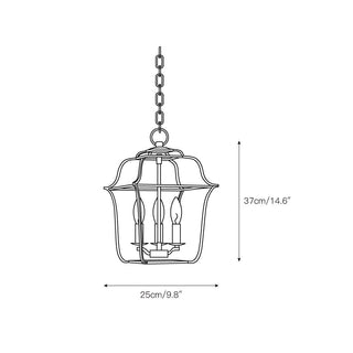 Zavenen Suspension Métal Royal Industriel Vintage
