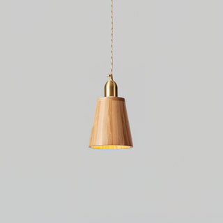 Emberin Suspension en bois de formes assorties en bois massif et laiton-Luire