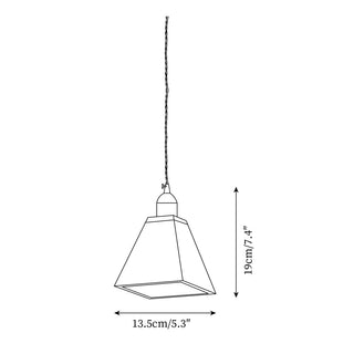Emberin Suspension en bois de formes assorties en bois massif et laiton-Luire