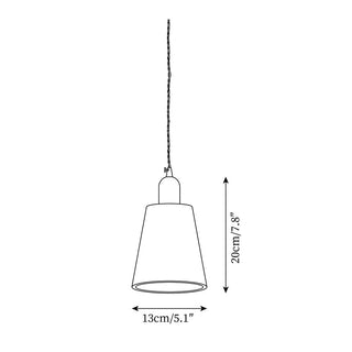 Emberin Suspension en bois de formes assorties en bois massif et laiton-Luire