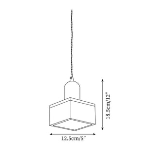 Emberin Suspension en bois de formes assorties en bois massif et laiton-Luire