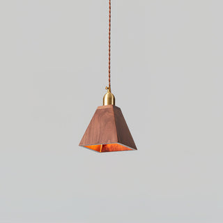 Emberin Suspension en bois de formes assorties en bois massif et laiton-Luire