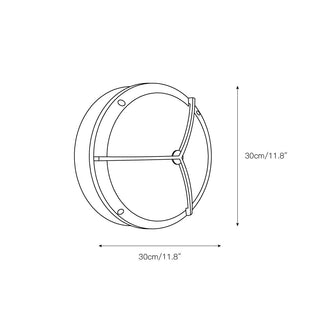 Garden Applique Murale Métal Extérieure Chatham Trading